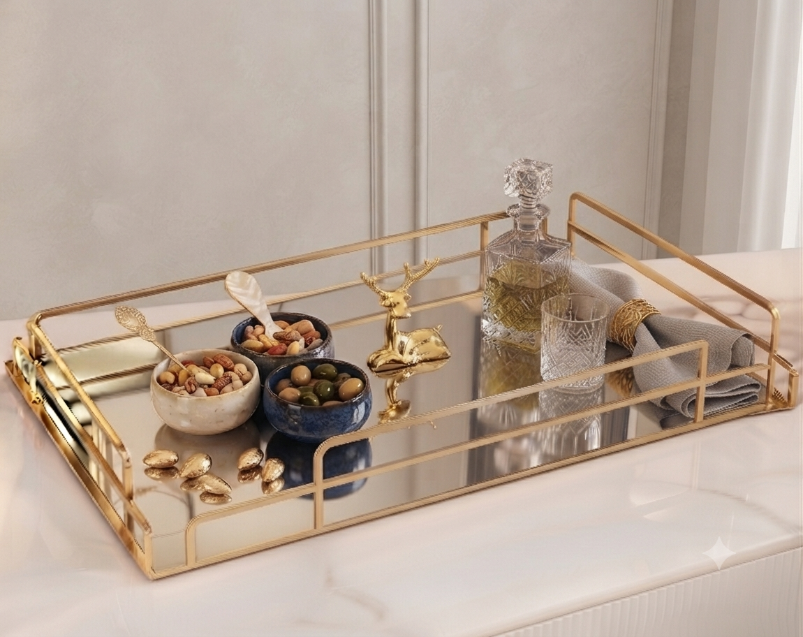 Premium Quality Vanity Display Tray – Elegant Organizer for Cosmetics & Accessories