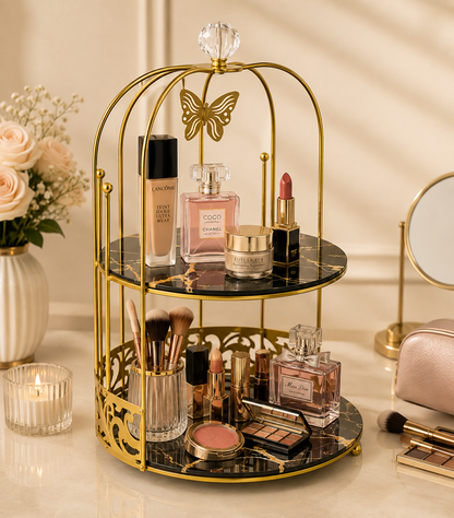 Luxury 2-Layer Hafsa Decor Butterfly Cage Organizer