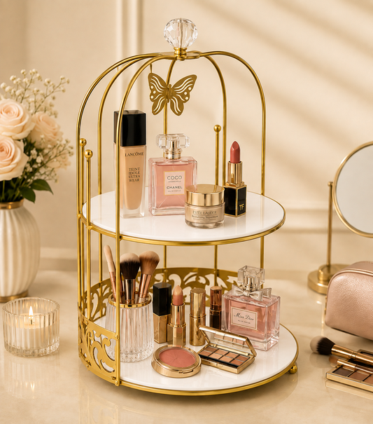 Luxury 2-Layer Hafsa Decor Butterfly Cage Organizer