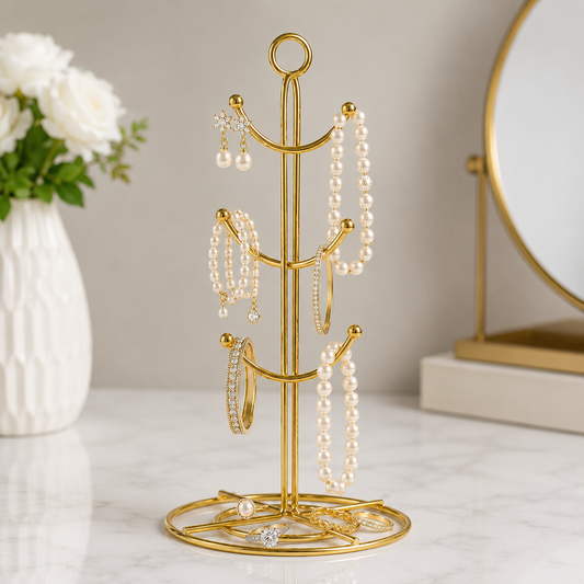 Hafsa Decor Iron Jewelry & Braslets Stand