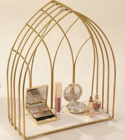 Hafsa Decorative Mehrab Makeup Organizer Cage