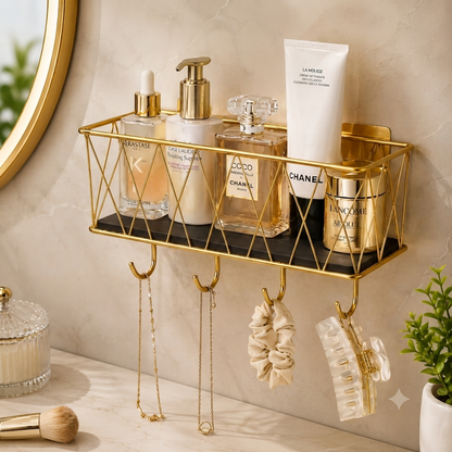 Multipurpose Wall Mounted Storage Rack – Space Saving Organizer for Kitchen, Bathroom & Home