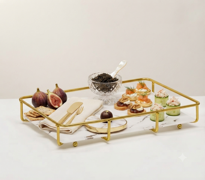 Elegant Cosmetics Storage Tray – Makeup & Skincare Organizer