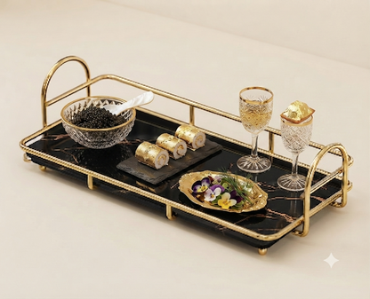 Elegant Display Tray for Makeup, Lipstick, Perfume & Jewelry Organizer