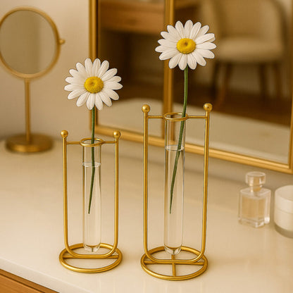 Flower  vase with tubet – Modern Elegant Home Décor.