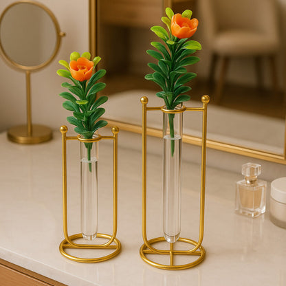 Flower  vase with tubet – Modern Elegant Home Décor.