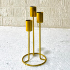 Elegant Metal Candle Holder Stand – Decorative Tabletop Centerpiece for Home Décor