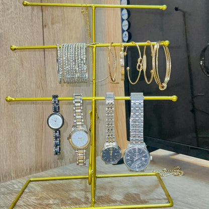 Elegant 3-Tier Jewelry & Bangle Organizer Display Stand