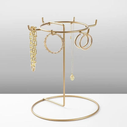 Premium Velvet Jewelry Display Stand – Elegant Necklace, Bracelet & Ring Organizer