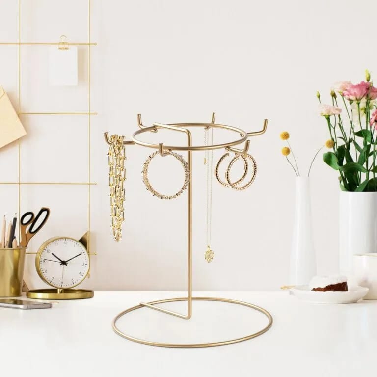 Premium Velvet Jewelry Display Stand – Elegant Necklace, Bracelet & Ring Organizer