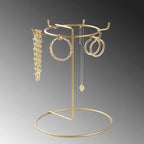 Premium Velvet Jewelry Display Stand – Elegant Necklace, Bracelet & Ring Organizer