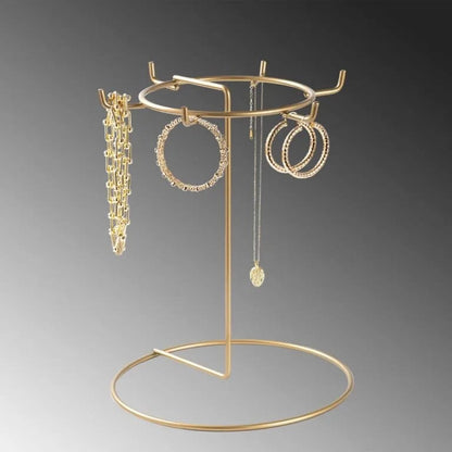 Premium Velvet Jewelry Display Stand – Elegant Necklace, Bracelet & Ring Organizer
