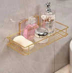 Bathroom Wall Mounted Storage Rack – Space-Saving Organizer for Toiletries & Essentials