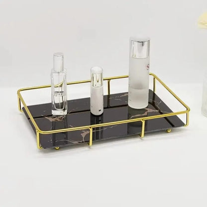 Elegant Cosmetics Storage Tray – Makeup & Skincare Organizer