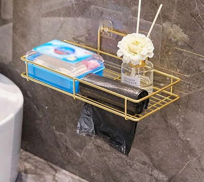 Bathroom Wall Mounted Storage Rack – Space-Saving Organizer for Toiletries & Essentials