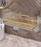 Bathroom Wall Mounted Storage Rack – Space-Saving Organizer for Toiletries & Essentials