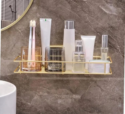 Bathroom Wall Mounted Storage Rack – Space-Saving Organizer for Toiletries & Essentials