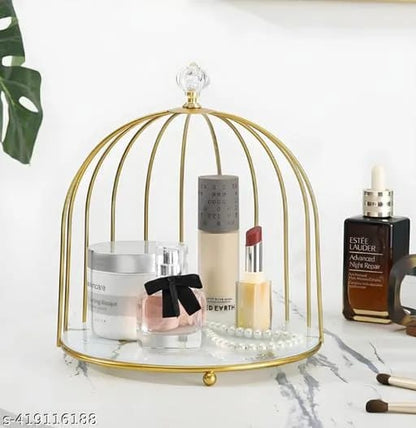 Single Cage Cosmetics Makeup Organizer hafsa decor