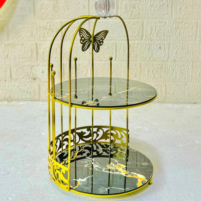 Luxury 2-Layer Hafsa Decor Butterfly Cage Organizer