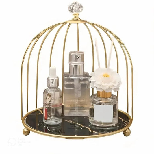 Single Cage Cosmetics Makeup Organizer hafsa decor