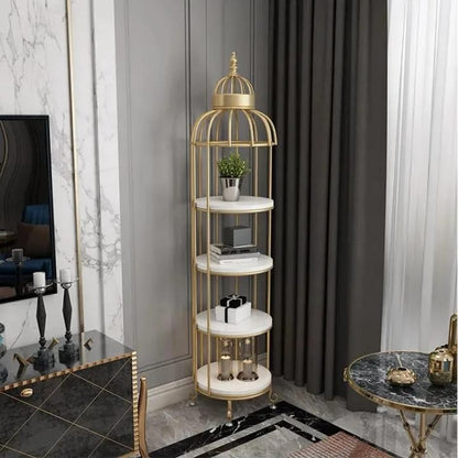 Hafsa Decor Special 4-Layer Bird Cage Rack Storage Organizer – Luxury Multipurpose Display Stand