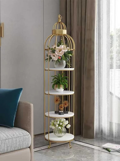 Hafsa Decor Special 4-Layer Bird Cage Rack Storage Organizer – Luxury Multipurpose Display Stand