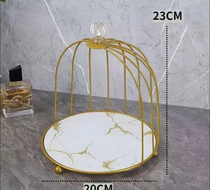 Single Cage Cosmetics Makeup Organizer hafsa decor