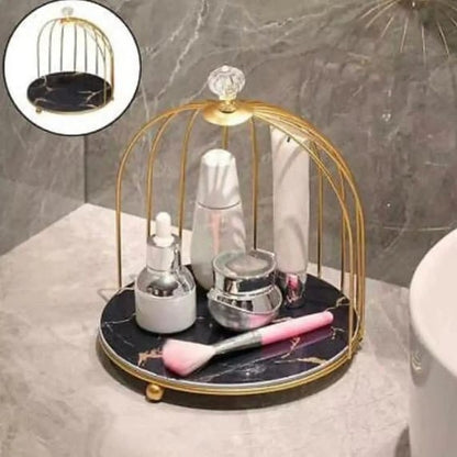 Single Cage Cosmetics Makeup Organizer hafsa decor