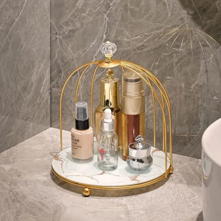 Single Cage Cosmetics Makeup Organizer hafsa decor