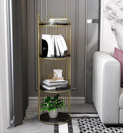 4 Layers Hafsa Cage Shape Corner Rack – Multi-Purpose Space Saving Storage Organizer