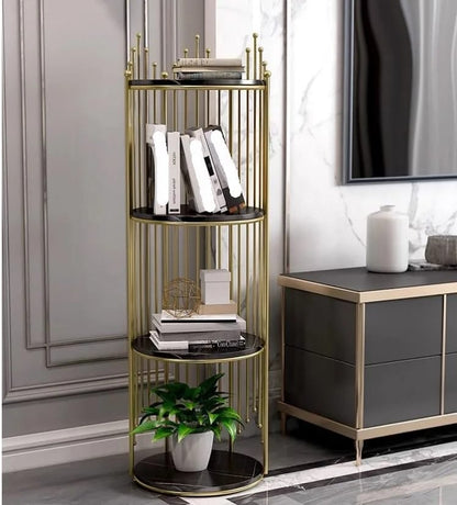 4 Layers Hafsa Cage Shape Corner Rack – Multi-Purpose Space Saving Storage Organizer