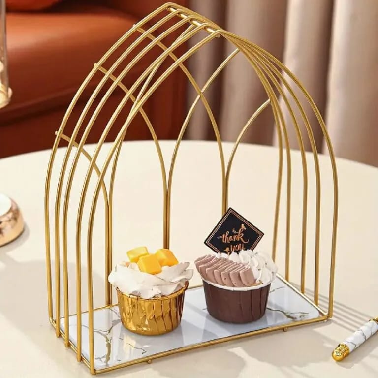 Hafsa Decorative Mehrab Makeup Organizer Cage