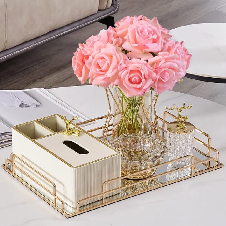 Premium Quality Vanity Display Tray – Elegant Organizer for Cosmetics & Accessories