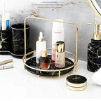Premium Round Tray for Perfume, Jewelry & Cosmetics Storage