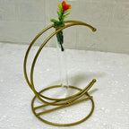 Hafsa Golden Vase for Home Decor – Elegant Luxury Decorative Flower Vase