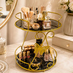 2 Layers Butterfly Organizer Stand – Elegant Multi-Purpose Storage Rack