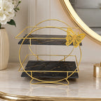 Hafsa Butterfly 2 Layers Cosmetics Organizer