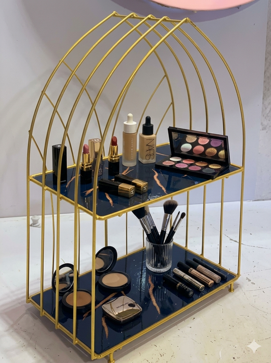 Modern Vanity Perfume & Makeup Storage Shelf