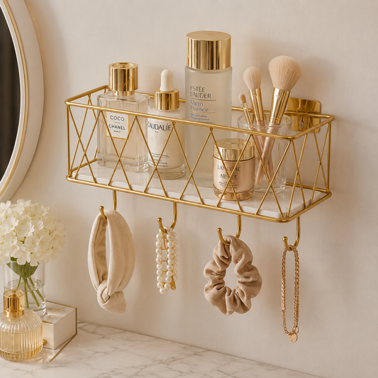 Multipurpose Wall Mounted Storage Rack – Space Saving Organizer for Kitchen, Bathroom & Home