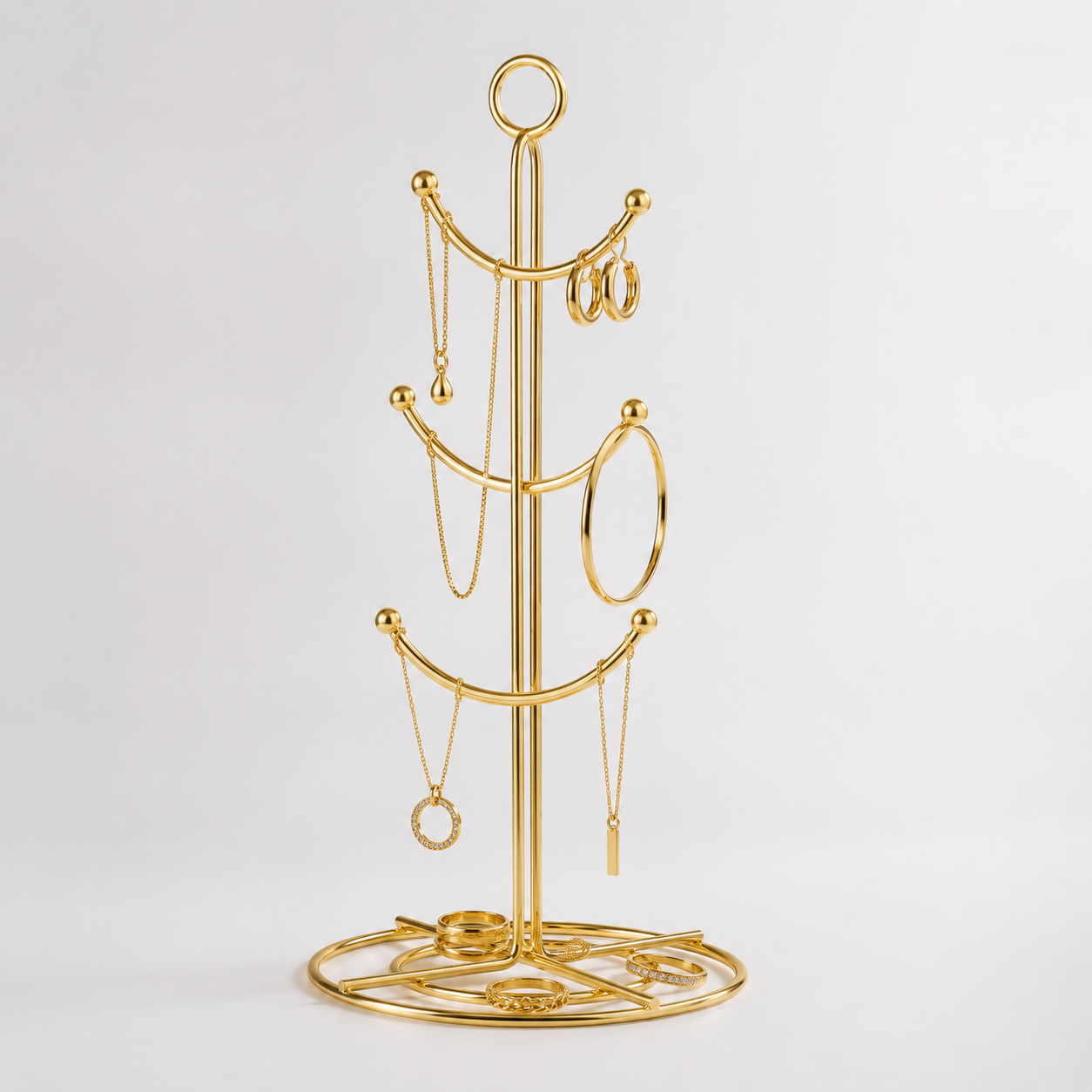 Hafsa Decor Iron Jewelry & Braslets Stand