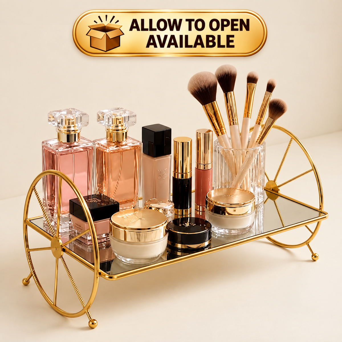 Royal Cosmetics & Serving Mirror Tray