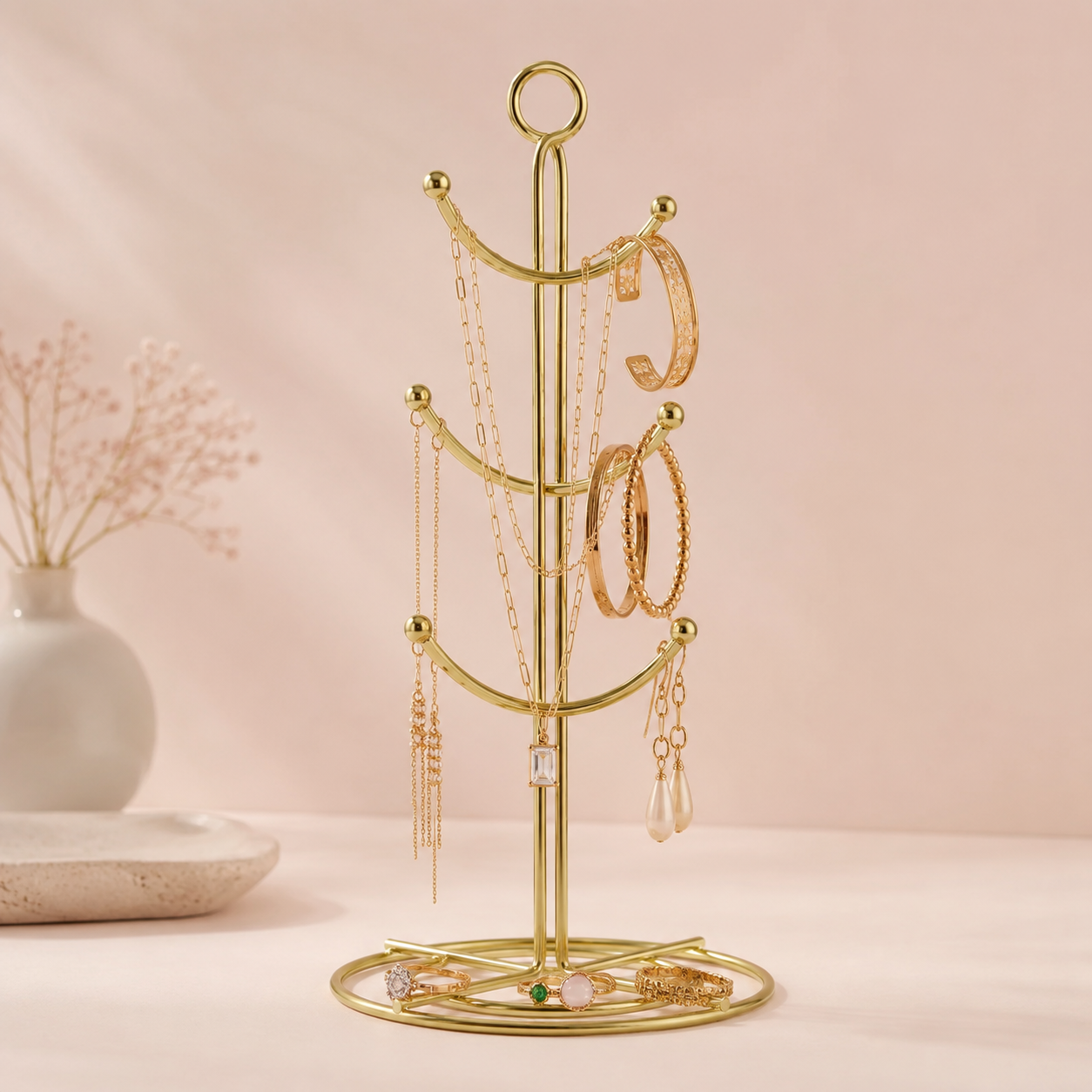 Hafsa Decor Iron Jewelry & Braslets Stand