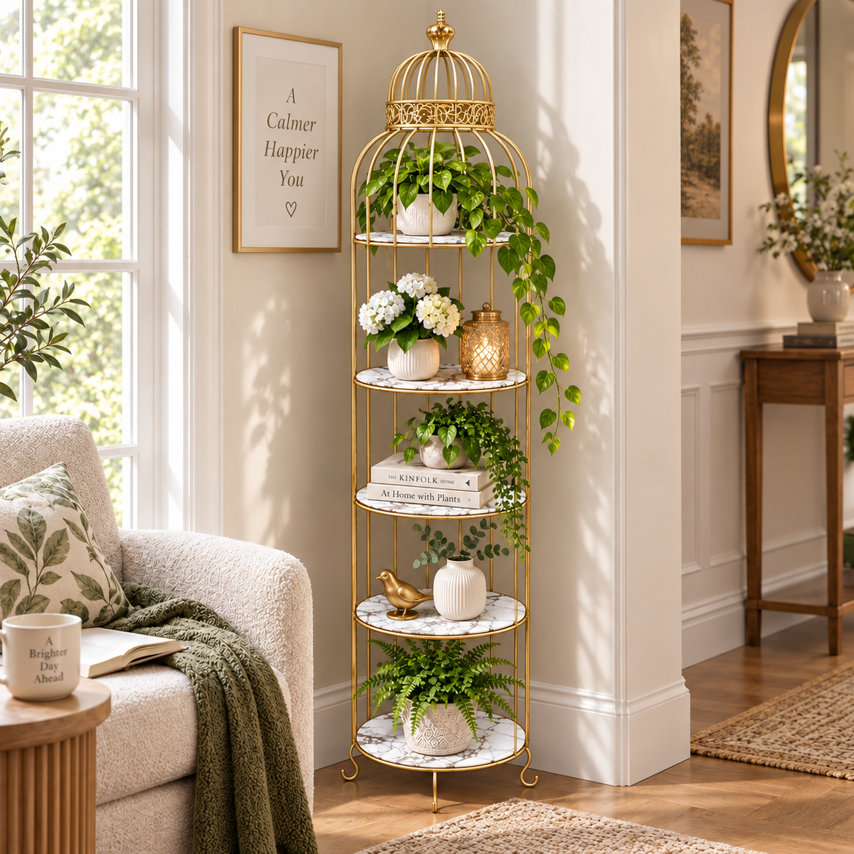 Hafsa Special 5 Layers Birds Cages Rack Storage – Luxury Multipurpose Organizer Stand