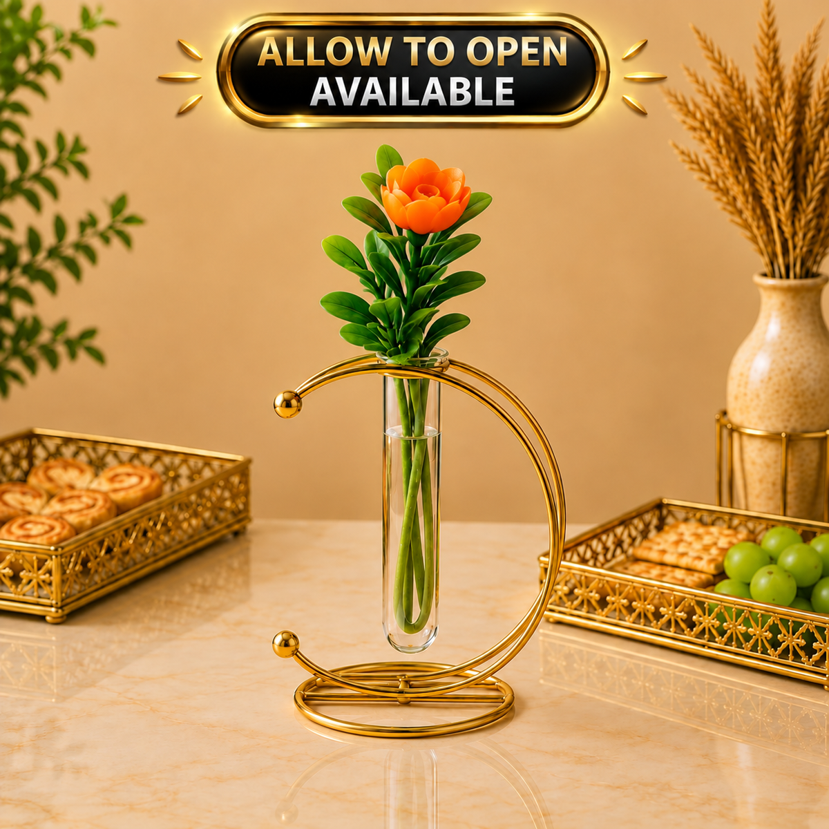 Vase for Home Decor – Elegant Luxury Decorative Flower Vase
