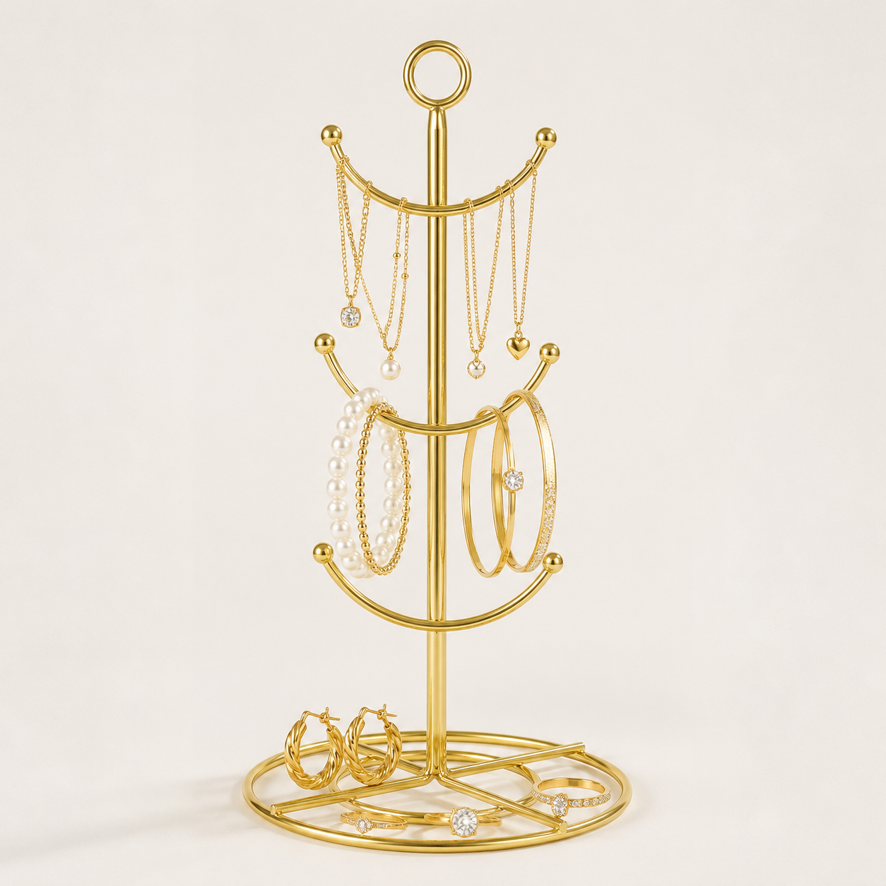 Hafsa Decor Iron Jewelry & Braslets Stand