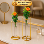 Flower  vase with tubes – Modern Elegant Home Décor.