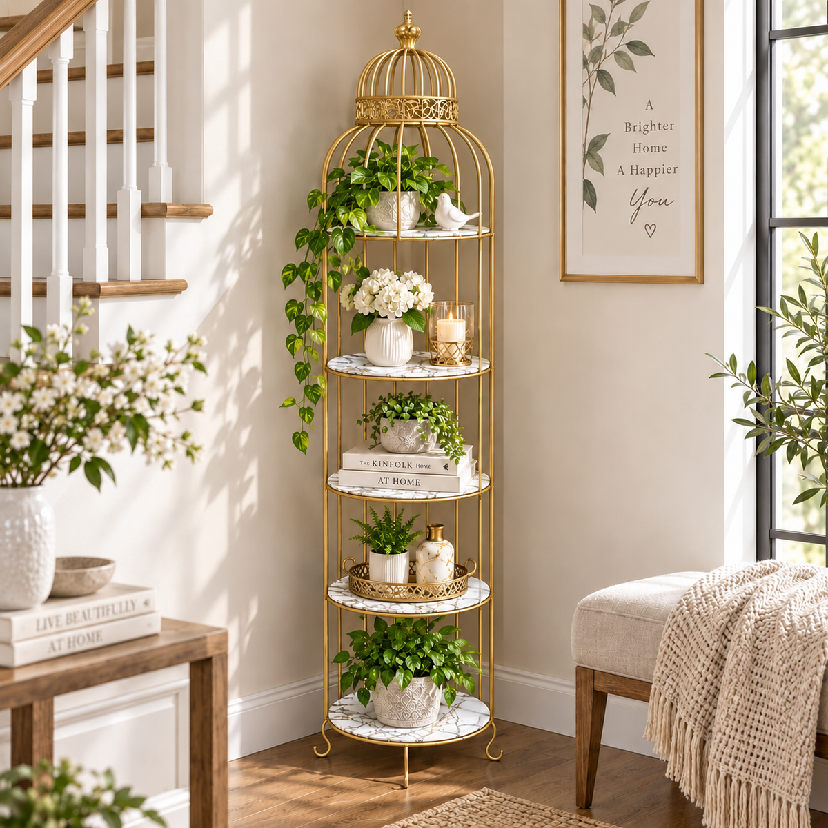 Hafsa Special 5 Layers Birds Cages Rack Storage – Luxury Multipurpose Organizer Stand