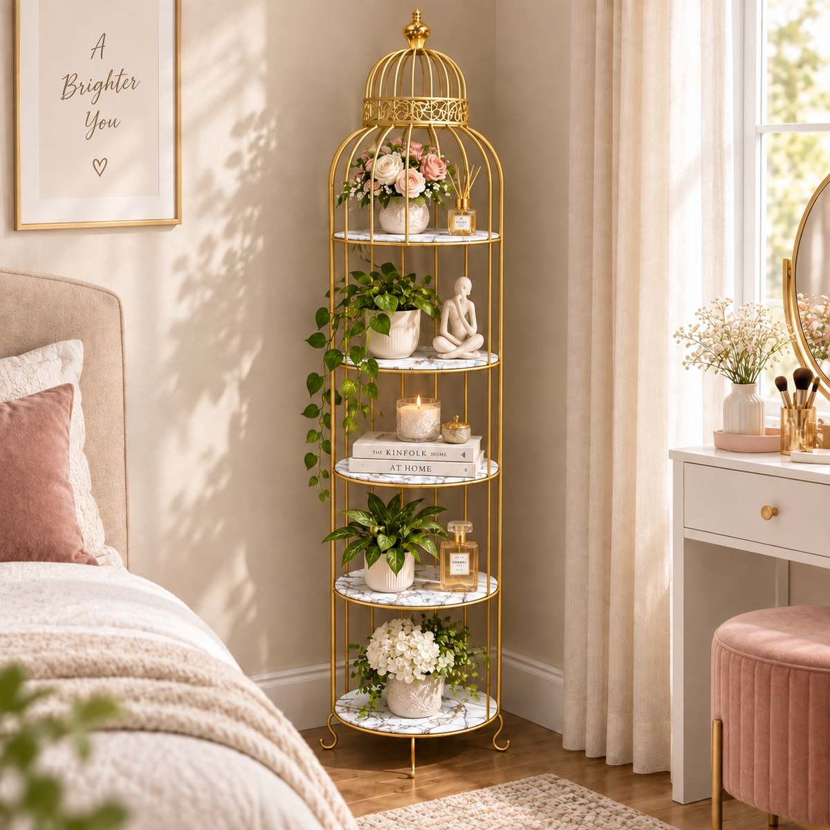 Hafsa Special 5 Layers Birds Cages Rack Storage – Luxury Multipurpose Organizer Stand
